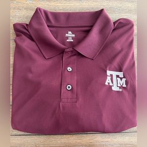 Knights Apparel Texas A&M shirt sleeve polo, size XL‎